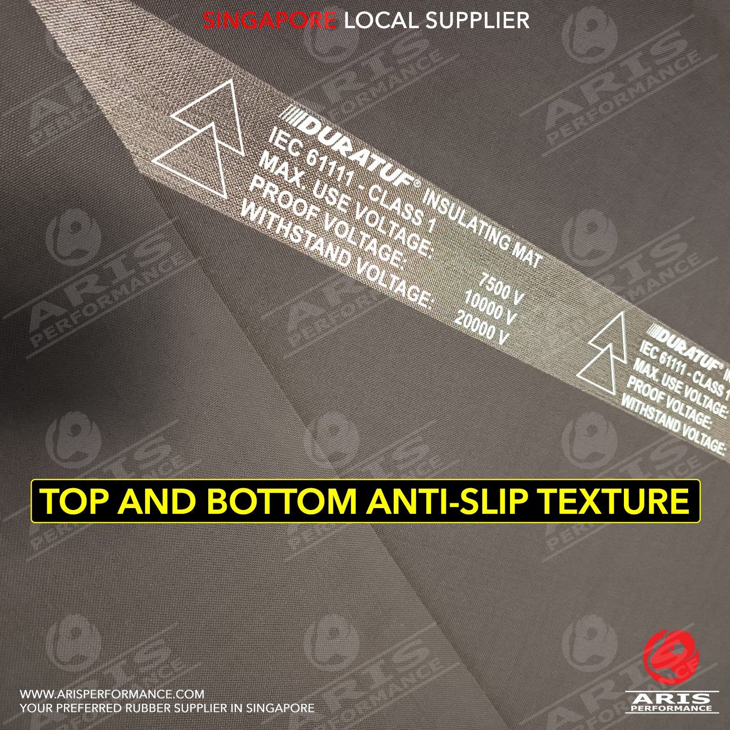 Electrical Insulation Rubber Floor Mat (IEC 61111:2009)