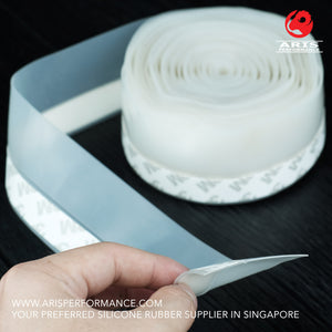 Silicone Door Seal Strip With 3M Adhesive Tape