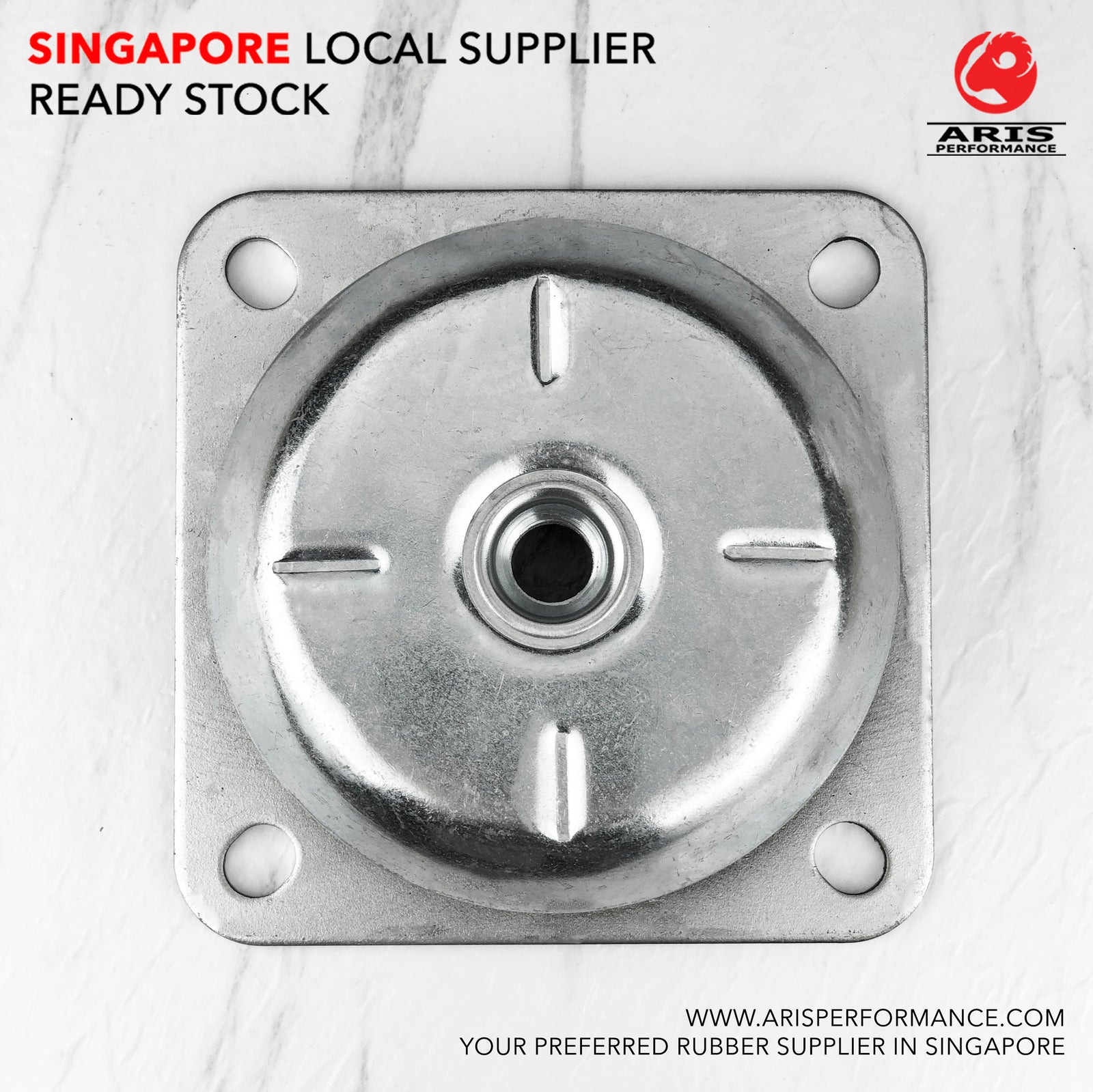 Bell Vibration Isolation Mount : Square