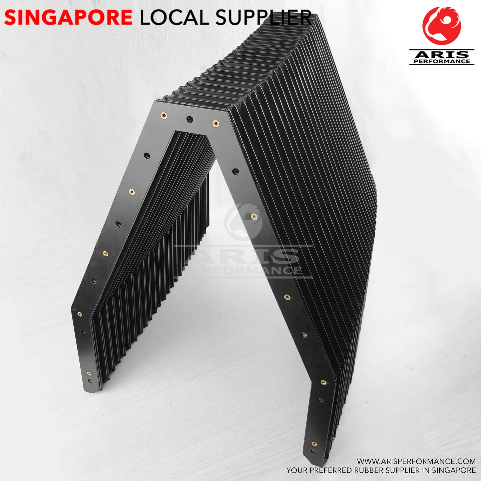 Custom Rubber / Fabric Bellow Protective Machine Covers