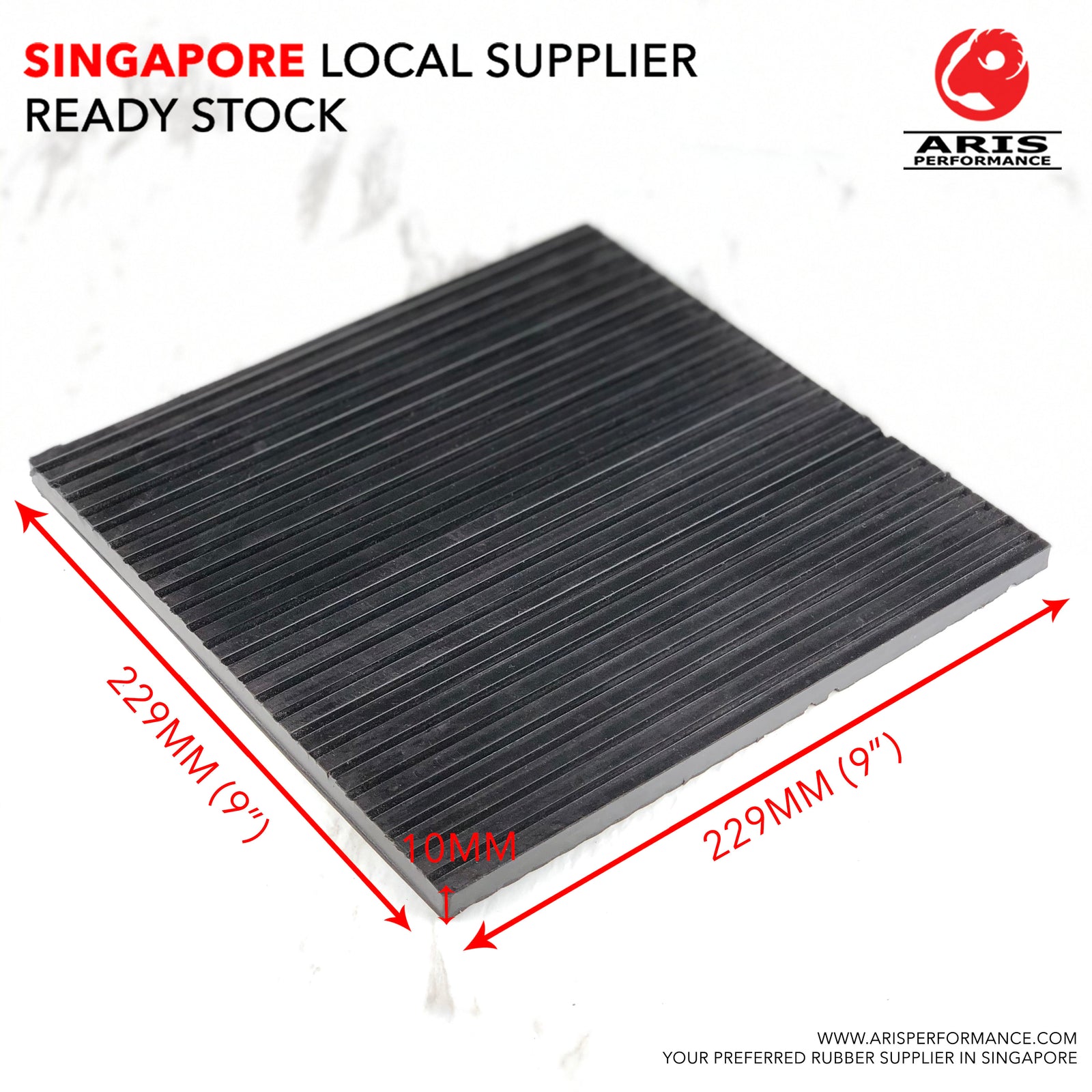 Anti Vibration Pad 9" x 9" (Large)