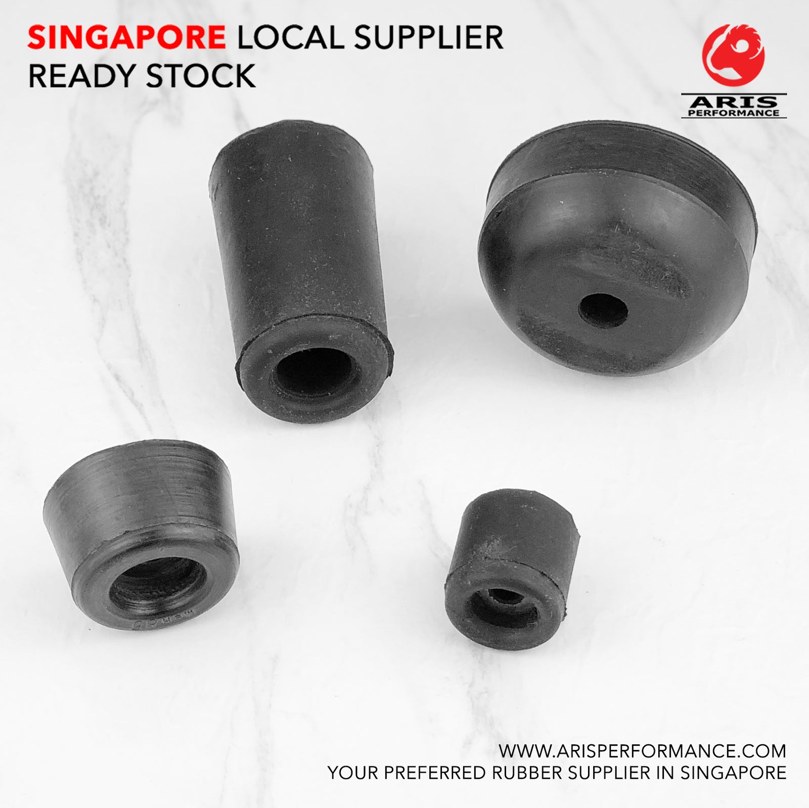 Vibration Isolation Stopper Mount - Female