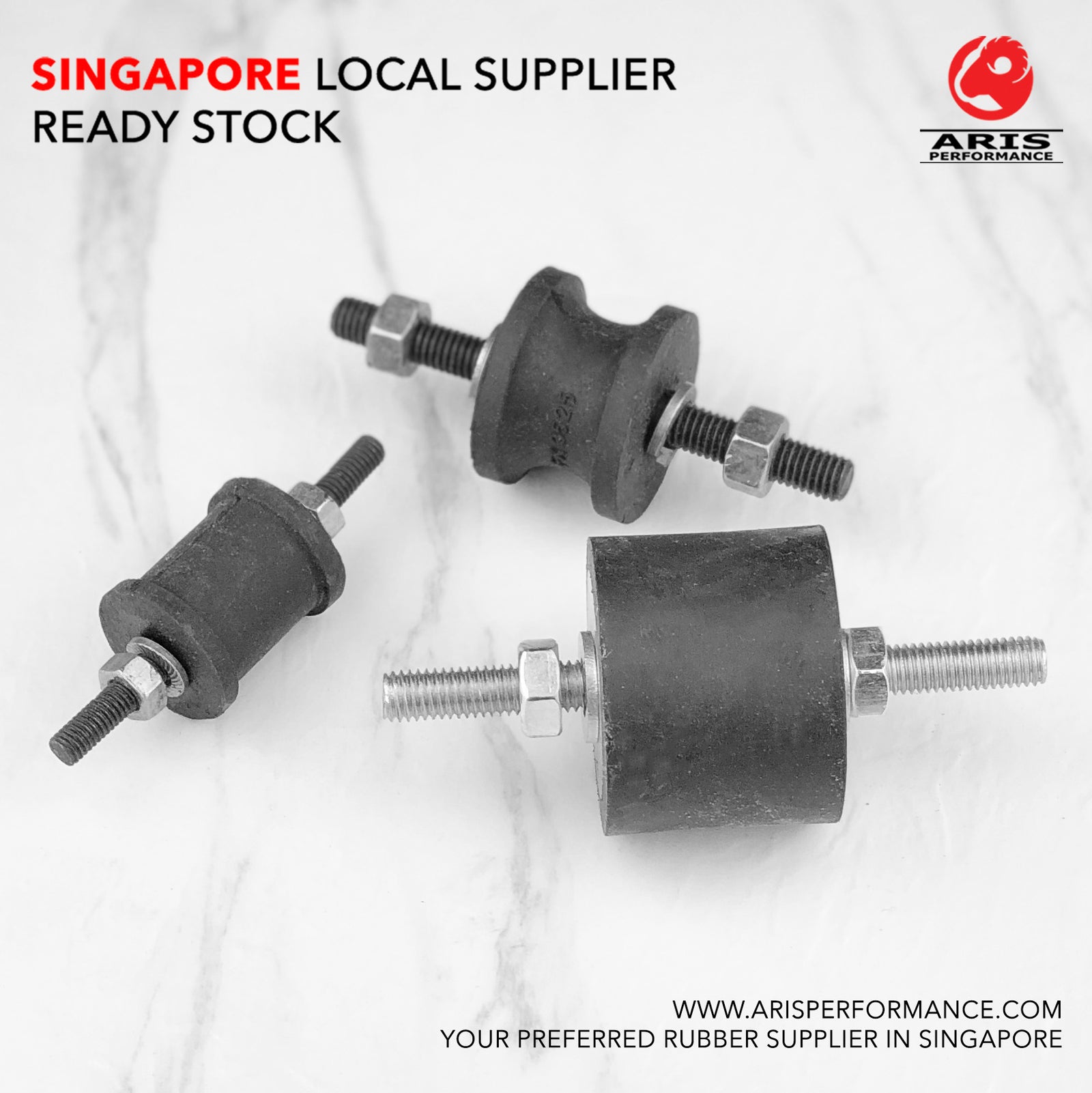 Vibration Isolation Mount Type A : Male - Male