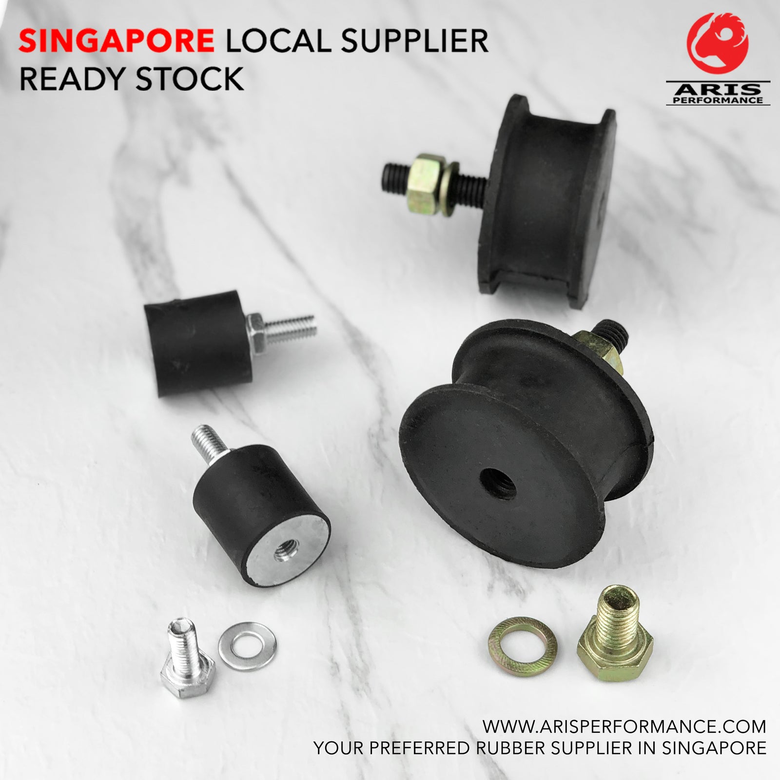 Vibration Isolation Mount Type B : Male - Female